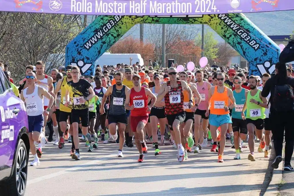 Prva tri mjesta na Mostarskom polumaratonu pripala Kenijcima; Gruđanin najbrži na humanitarnoj utrci