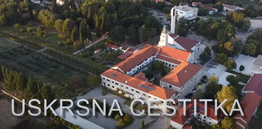 Uskrsna čestitka Humačkih fratara