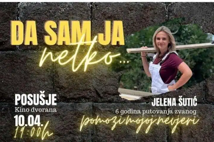 Posušje: Predavanje „Da sam ja netko“ je putovanje kroz dubinu ljudske duše