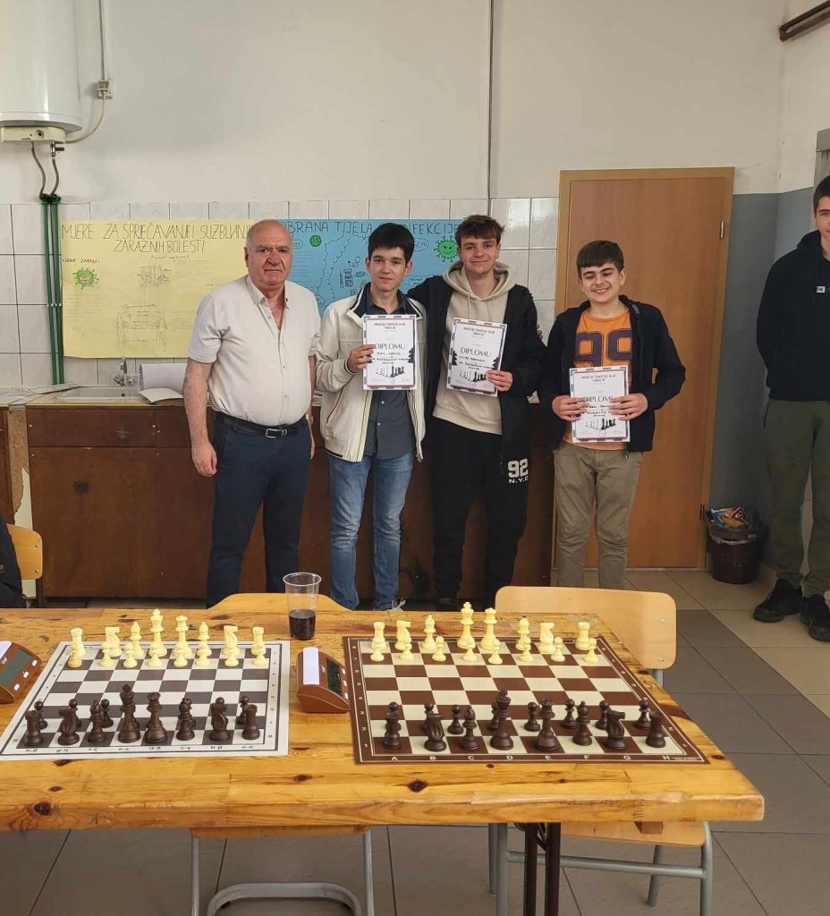 Tihomir Marković i Stipe Marković pobjednici su Bajramskog šahovskog turnira