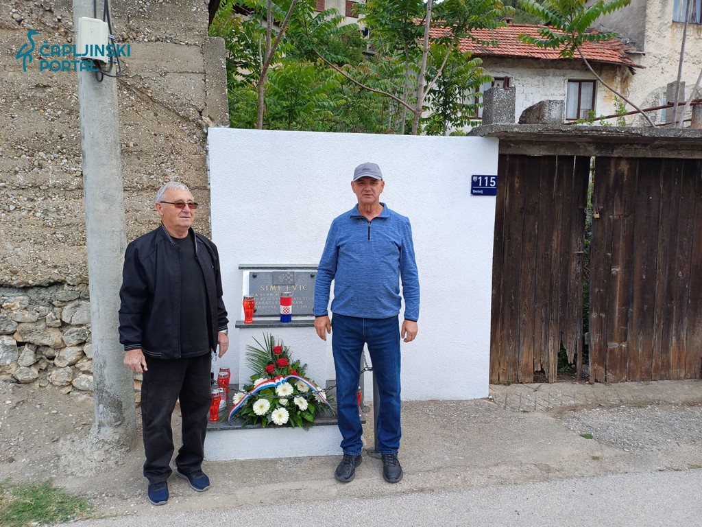 FOTO | U Dretelju obilježena 32. godišnjica smrti branitelja Šime Evića