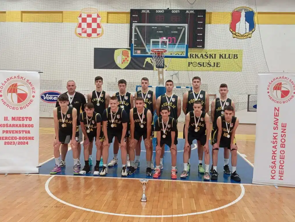 Mladi kadeti i juniori KK Posušje osvojili druga mjesta u Ligama mladih KS Herceg Bosne.