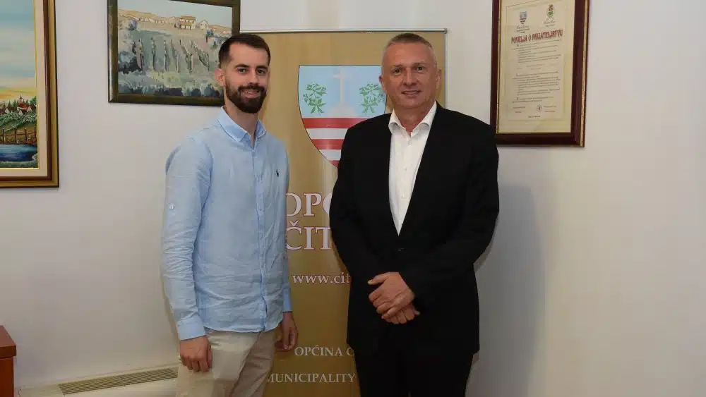 Načelnik Općine Čitluk dočekao evropskog prvaka u karateu