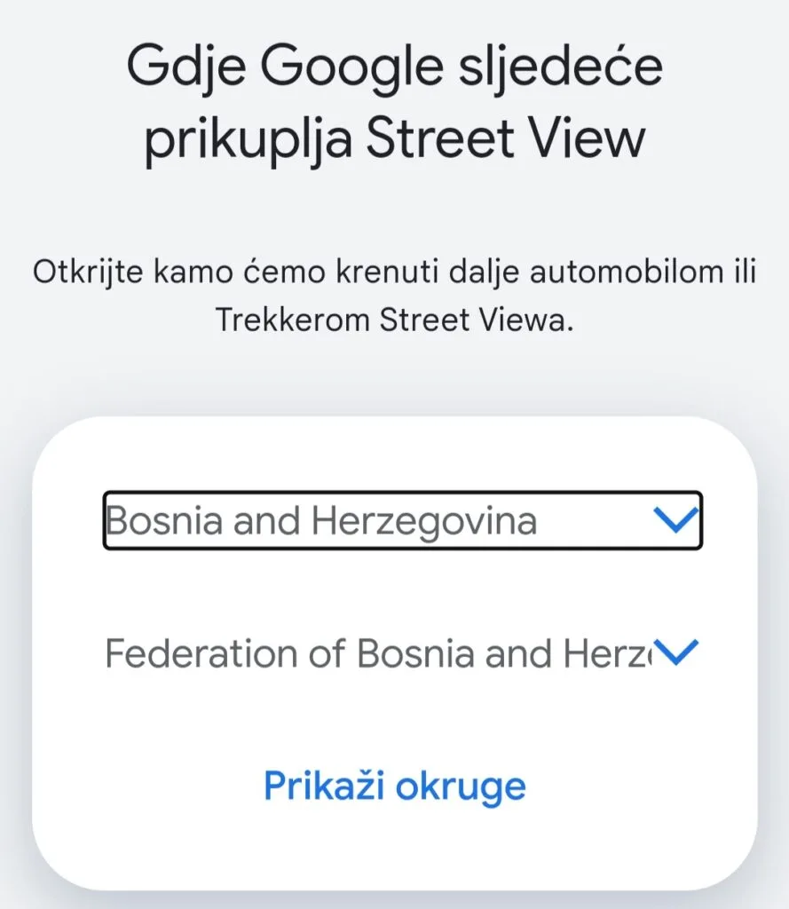 Google Street View dolazi u Ljubuški