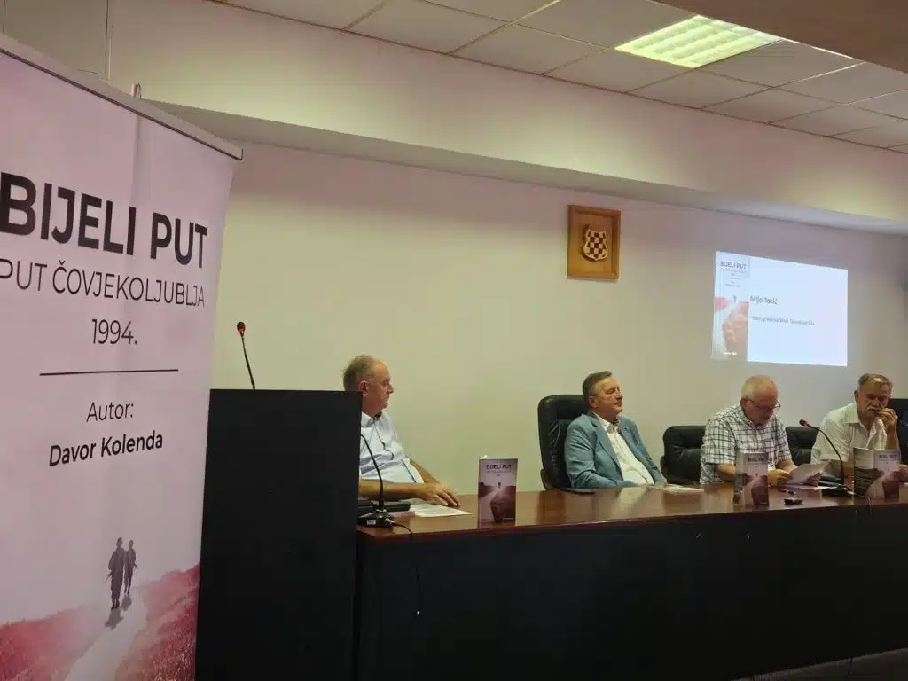 Predstavljena knjiga “Bijeli put – put čovjekoljublja 1994.” u Tomislavgradu.