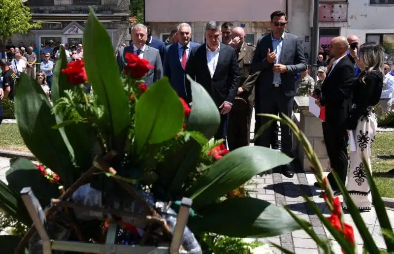 FOTO: Saopštenje iz Kabineta predsjednika RH Zorana Milanovića o posjeti i govoru u Tomislavgradu
