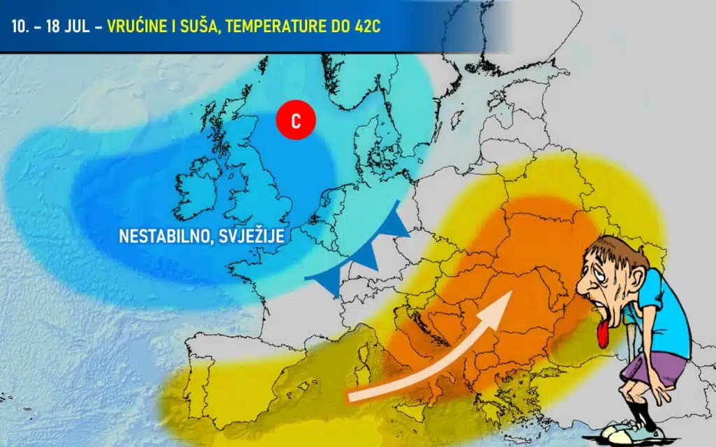 Prognoza vremena za naredne dane