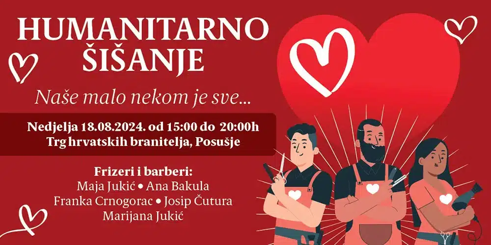 Humanitarno šišanje u Posušju: Naše malo nekome znači sve