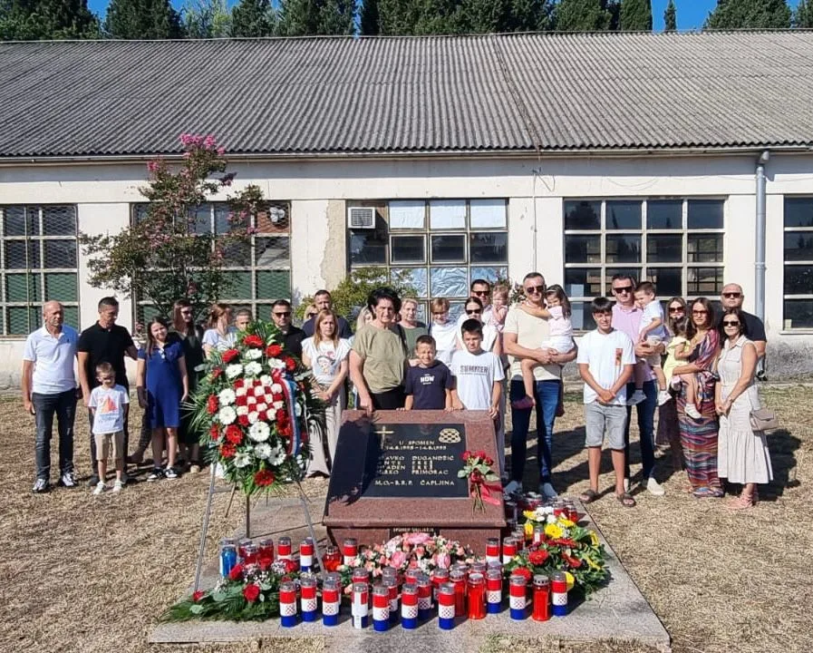 Obilježavanje Dana pogibije ljubuških branitelja u vojarni Božana Šimovića u Čapljini
