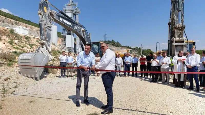 Izaslanstvo Vlade Hercegbosanske županije na svečanom otvorenju gradilišta VE Široka Draga