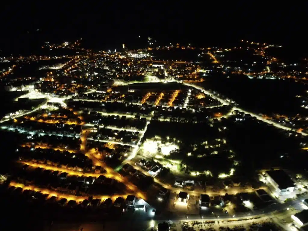 Osvijetljen park na Meljakuši III