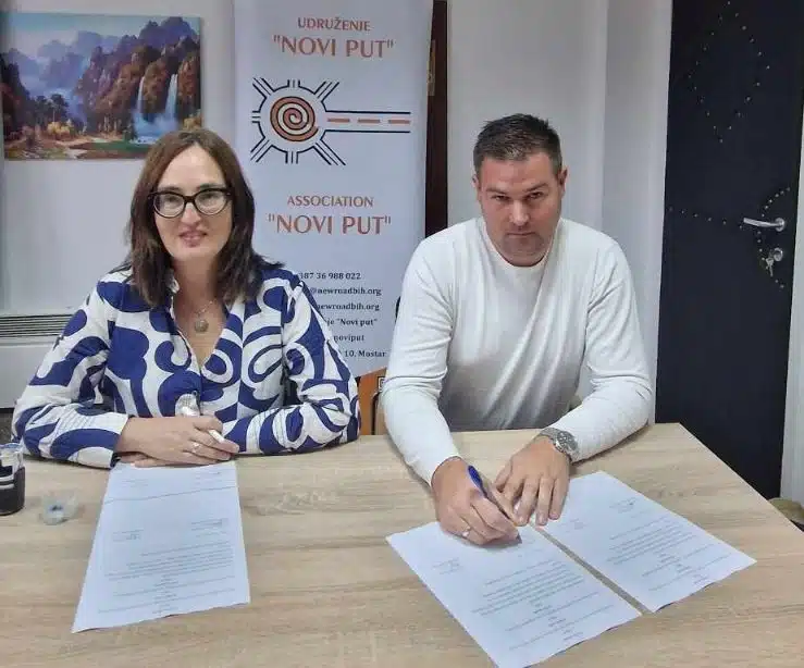 Potpisani memorandum o saradnji između Centra za socijalni rad Čitluk i Udruženja “Novi put”