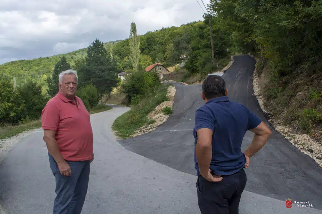 Dr. Jozo Ivančević, Načelnik općine Prozor-Rama obilazi radove