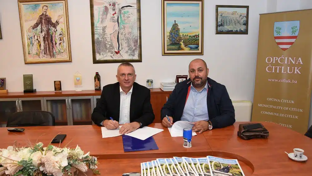 Općina Čitluk i KTM Brina potpisali okvirni sporazum za asfaltiranje puteva