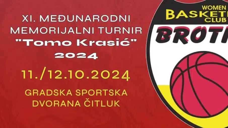 Najava: 11. Međunarodni memorijalni turnir Tomo Krasić