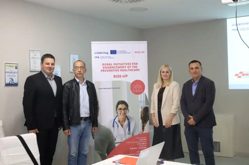 Dom zdravlja Ljubuški ugostio je sastanak partnera u projektu prekogranične suradnje iz Programa Interreg IPA pod nazivom RISE-UP.