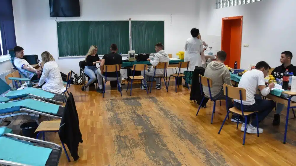 Prikupljeno 20 doza krvi u akciji dobrovoljnog darivanja