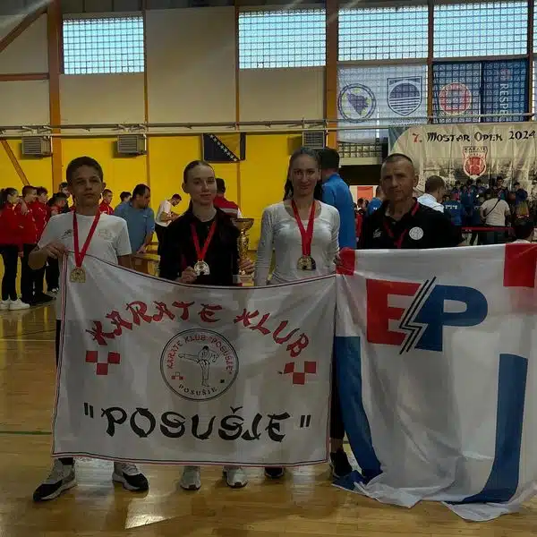 Karate klub Posušje osvojio ukupno sedam medalja i pehar na turnirima u Jastrebarskom i Mostaru