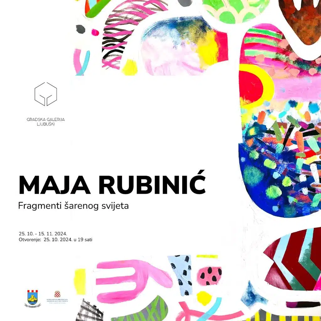 NAJAVA: Večeras otvaranje izložbe Maje Rubinić u Gradskoj galeriji Ljubuški