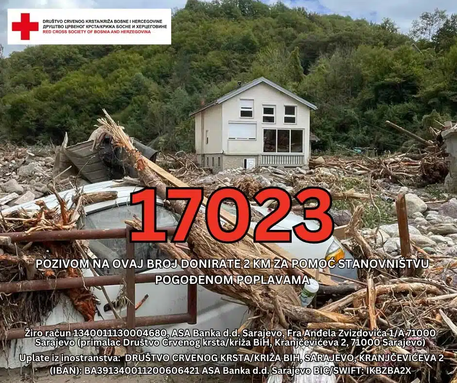 Pokažimo humanost pozivom na broj 17023