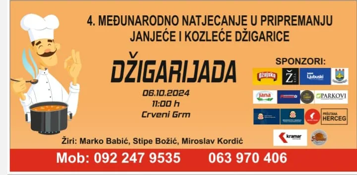 Poziv na 4. Džigarijadu u Crvenom Bregu u nedjelju 6. listopada!