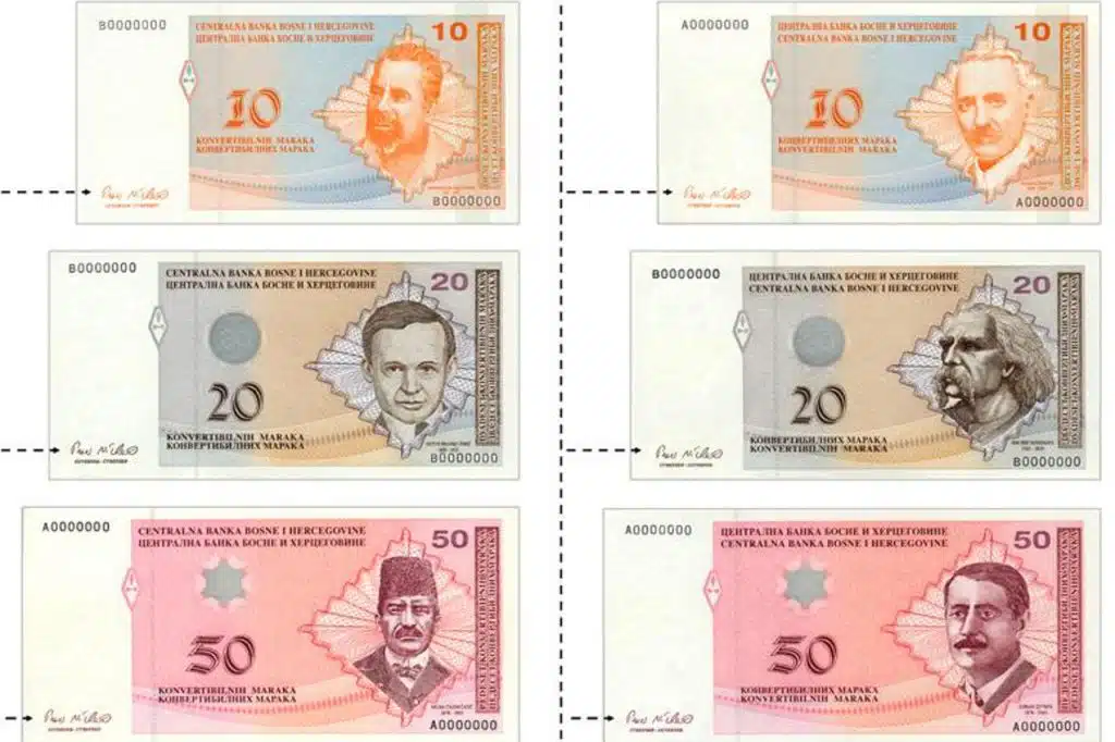 Koje novčanice Centralna banka BiH povlači iz opticaja?