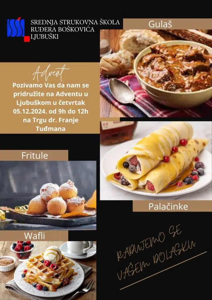 Advent u Ljubuškom:Otvoreno klizalište, večeras radionica ULU Šipak, sutra dan Srednje škole Ruđera Boškovića