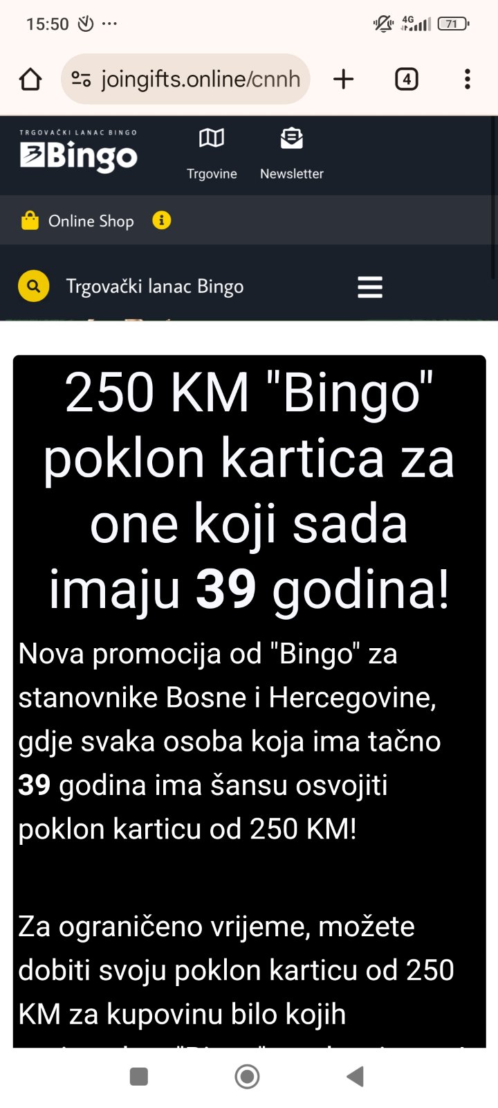 Raste broj lažnih Bingo nagradnih igara na društvenim mrežama, građani pozvani na oprez! Raste broj lažnih Bingo nagradnih igara na društvenim mrežama, građani pozvani na oprez!
