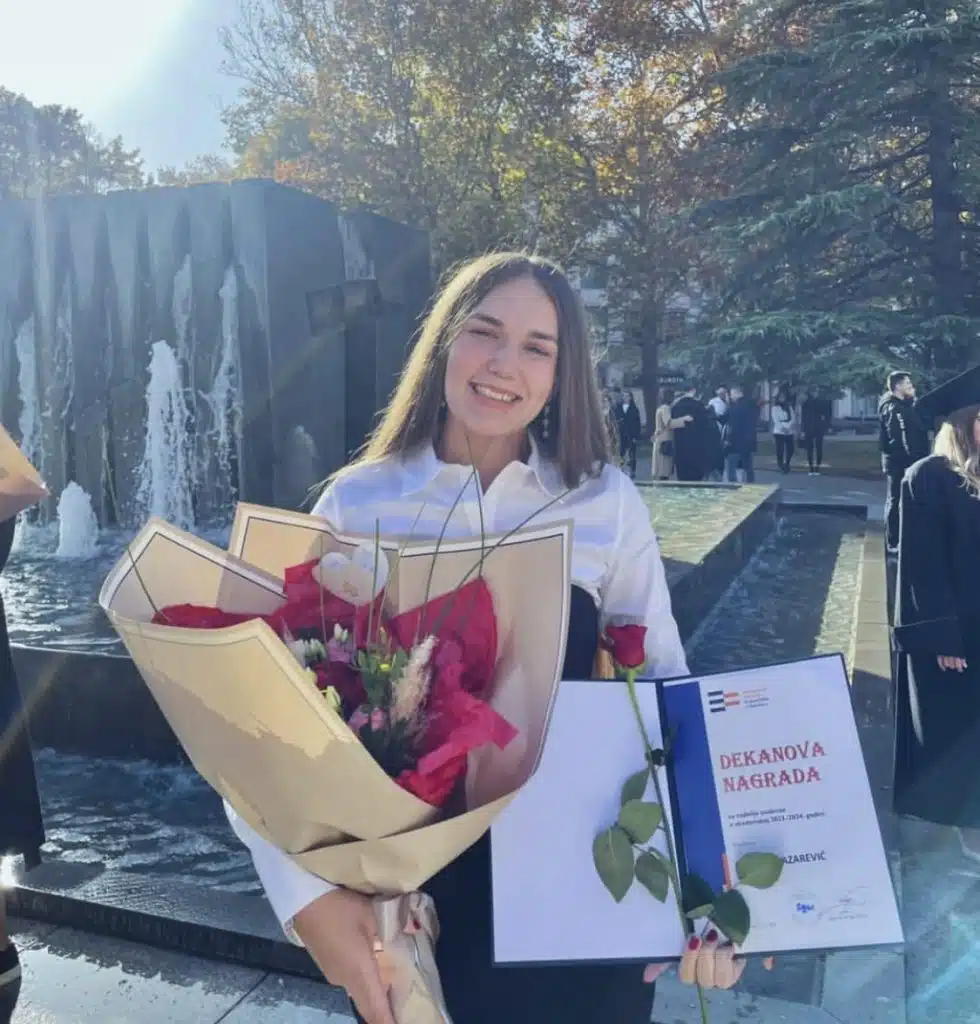 Neumljanka Gabriela Lazarević dobitnica Dekanove nagrade!