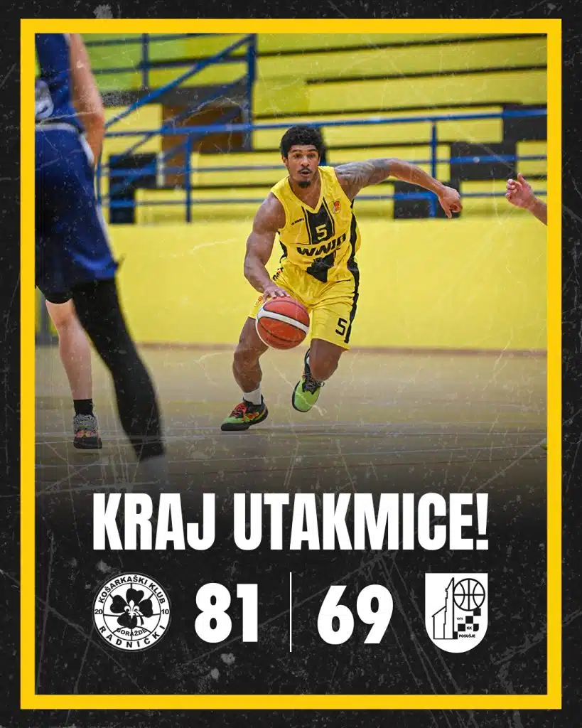 Posušje završilo prvu polovicu sezone bez Pobjede: Poraz u Goraždu 81:69