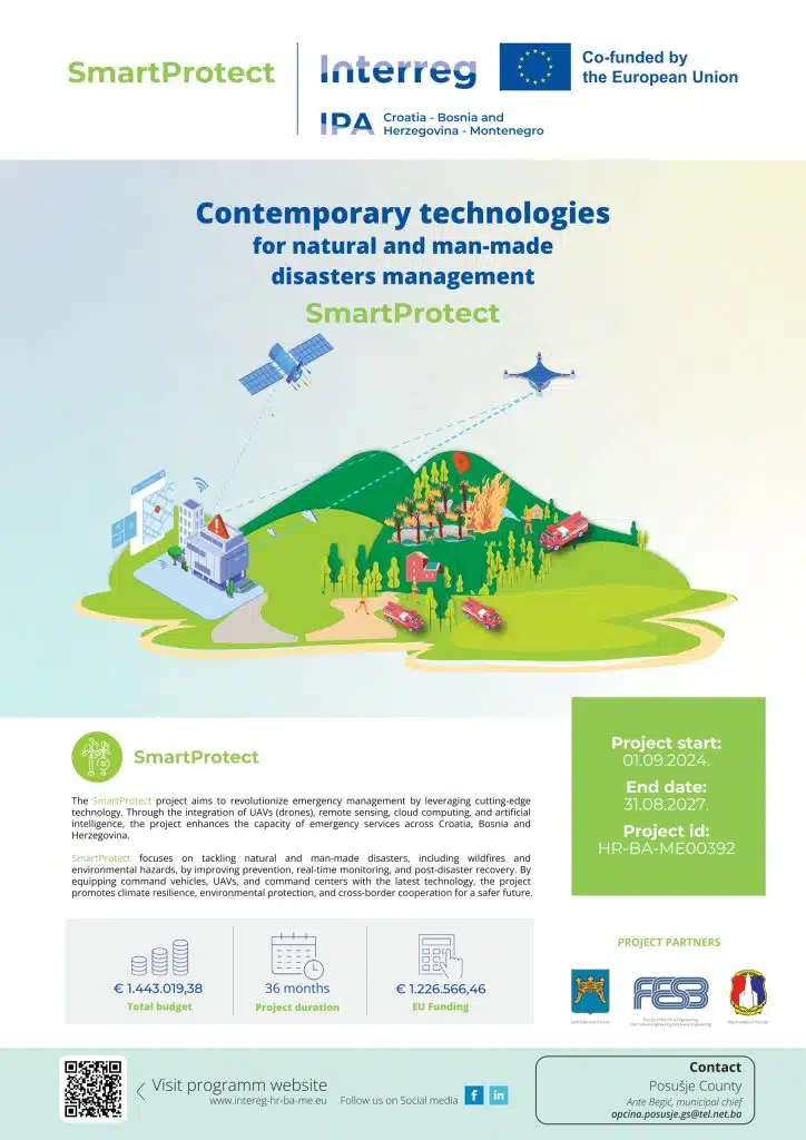 Kick-off konferencija projekta SmartProtect u Posušju: Suvremene tehnologije za upravljanje katastrofama