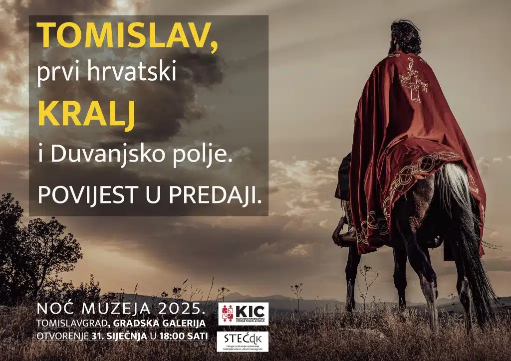 Najava: U petak Noć muzeja, tema 1100. obljetnica krunidbe kralja Tomislava na Duvanjskom polju