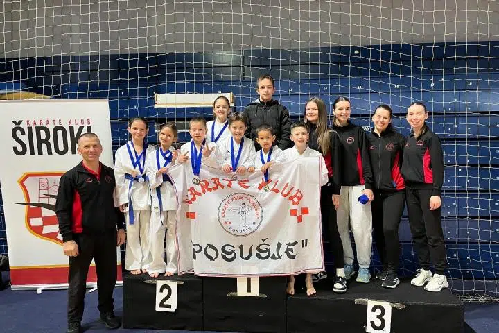 Karate klub Posušje osvojio 14 medalja na ligi u Širokom Brijegu