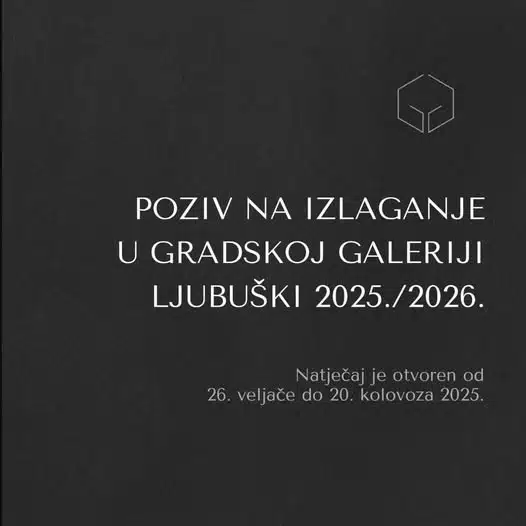 JU KŠC: Natječaj za izlaganje u Gradskoj galeriji