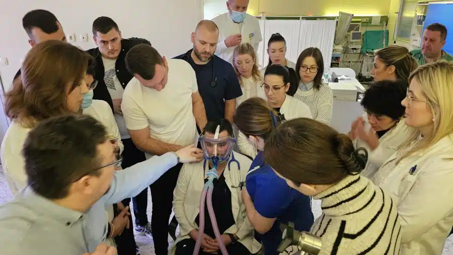 Održan tečaj neinvazivne ventilacije za pulmologe u SKB Mostar – Sveučilišna klinička bolnica Mostar