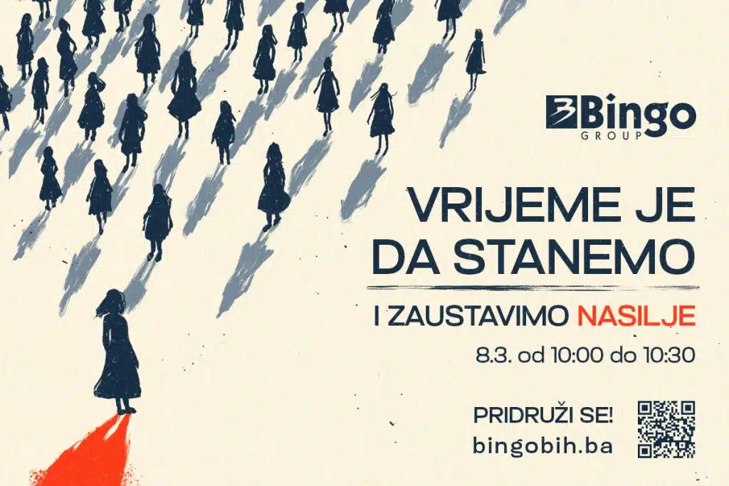 Kampanji Bingo Group protiv nasilja nad ženama za 24 sata se pridužilo više od 10.000 građana