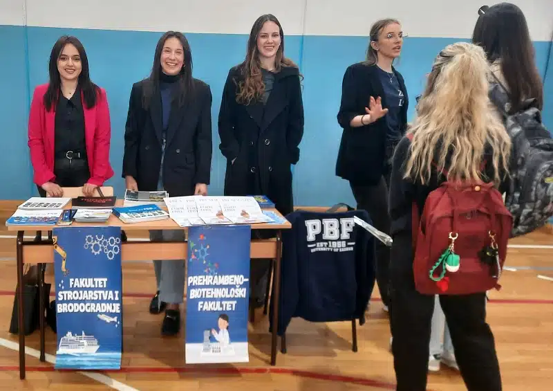 FOTO: Učenici Srednje strukovne škole Tomislavgrad na Sajmu karijera Hercegbosanske županije