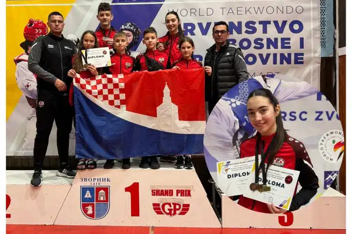 Lucija Miličević i Šimun Topić briljirali za TKD Poskok na prvenstvu BiH