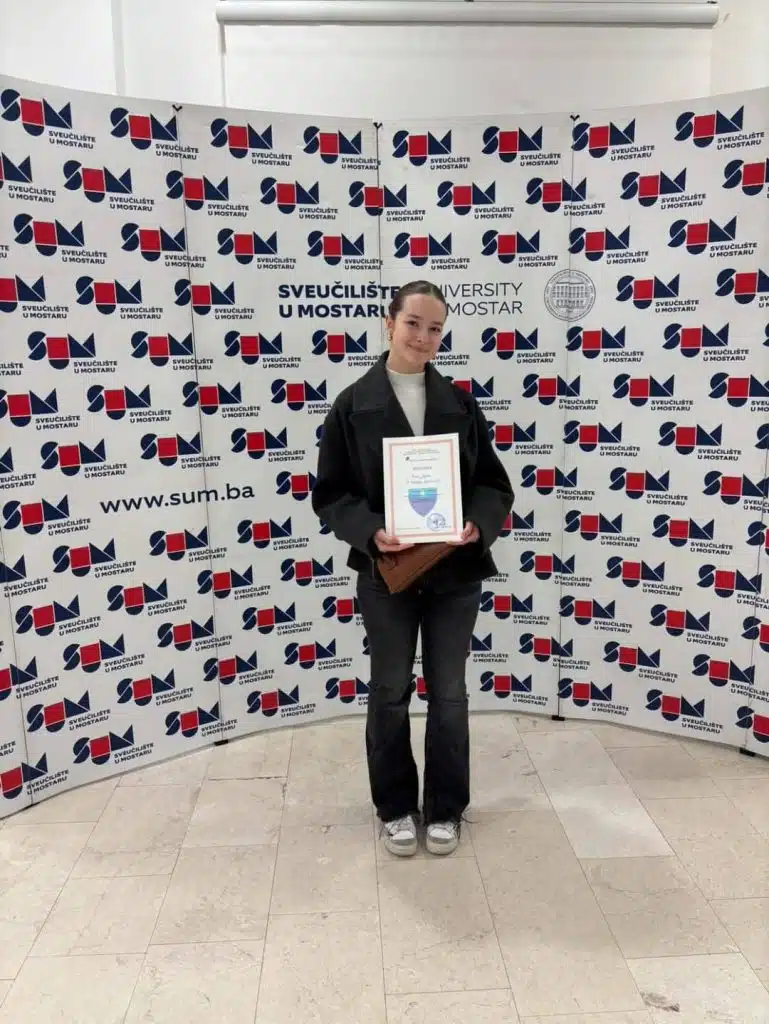 Klara Maslać druga na županijskom natjecanju iz engleskog jezika