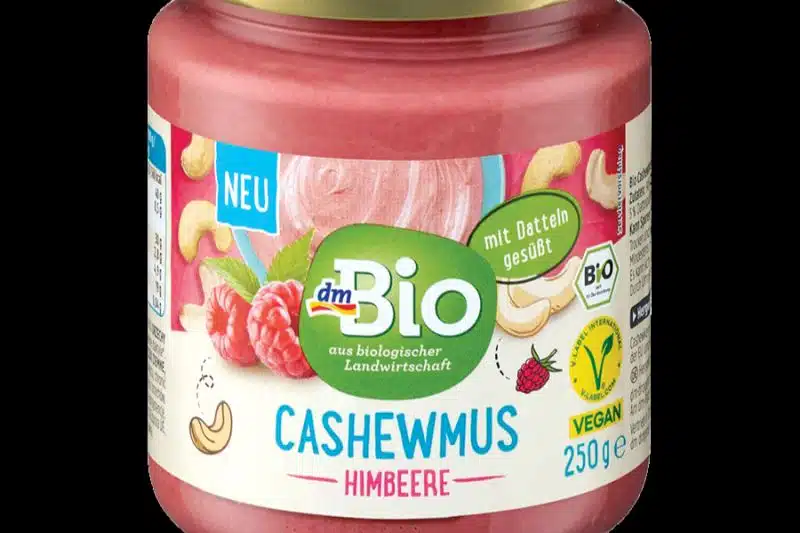 DM iz predostrožnosti povlači proizvod „dmBio pasta od indijskih oraha i malina, 250 g“