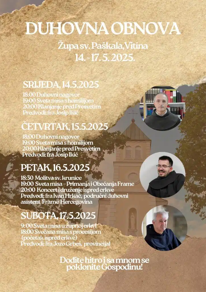 Duhovna obnova u Župi sv. Paškala – Vitina