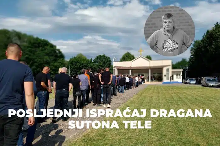 FOTO | Stotine rukometaša iz cijele regije ispratile Telu na posljednji počinak