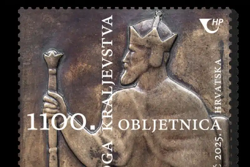 Hrvatska pošta izdaje marku u povodu 1100. obljetnice Hrvatskoga Kraljevstva: Kralj Tomislav ponovno simbol hrvatske državnosti