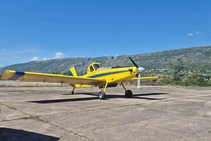 Hercegovina spremna za protupožarnu sezonu: Air tractor stigao u Zračnu luku Mpstar