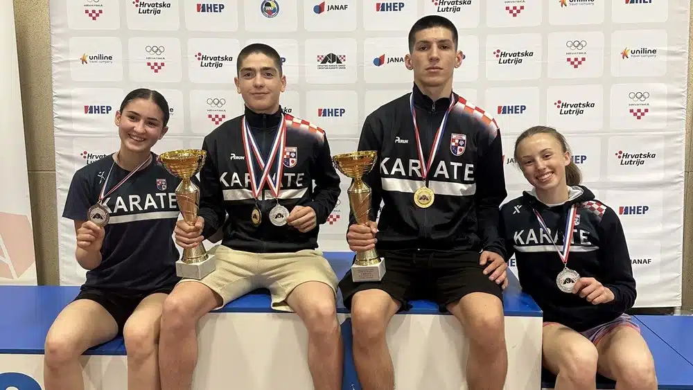 Karate klub Brotnjo-Hercegovina s dva prvaka i pet finala na Prvenstvu Hrvatske