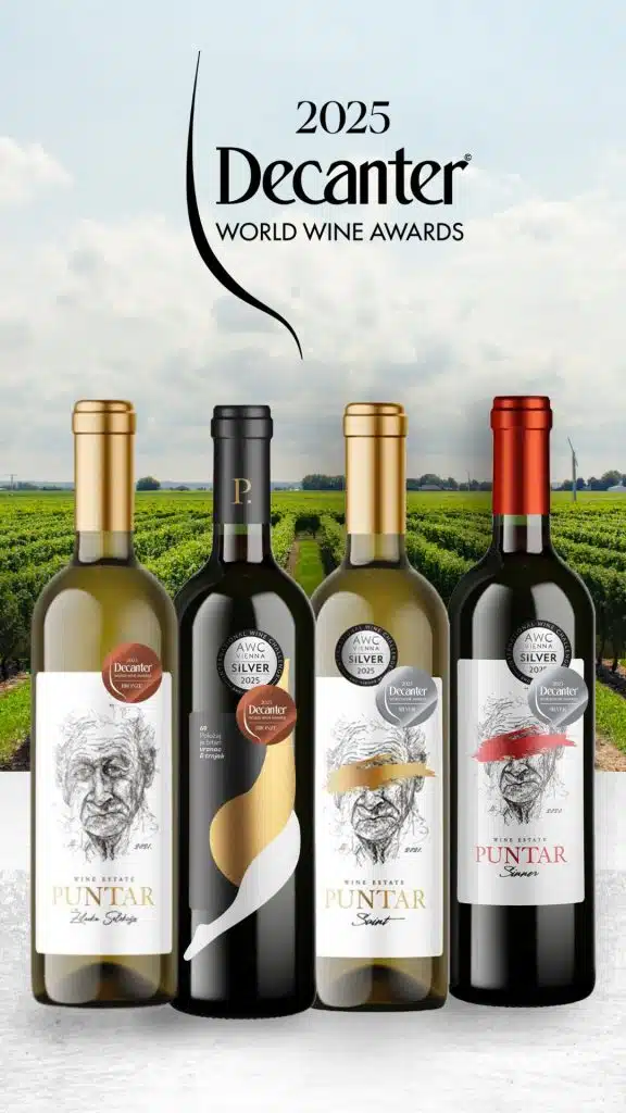 Vina Puntar nagrađena na prestižnom Decanter World Wine Awards 2025