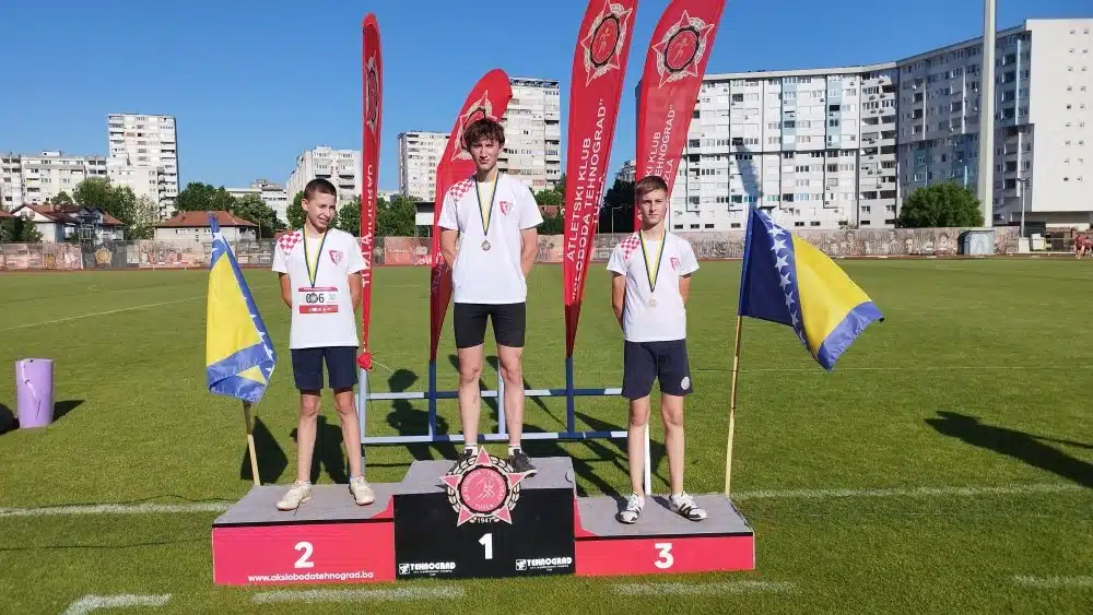 Devet medalja za AK Brotnjo na Državnom prvenstvu BiH U16