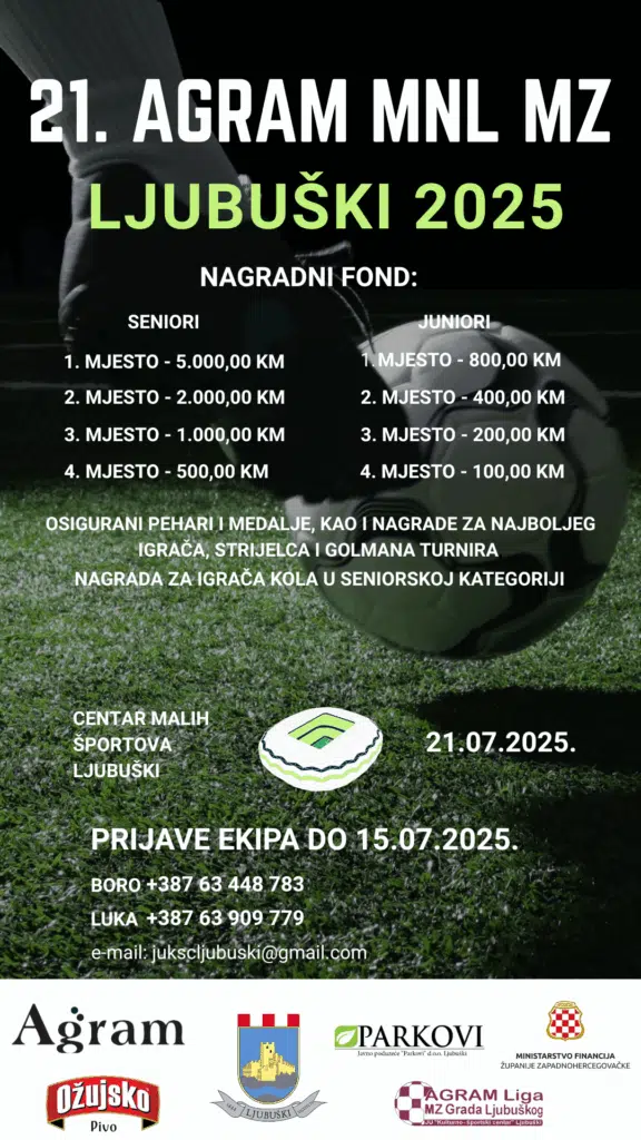 Ljubuški:Liga MZ ove godine uz novčane nagrade najboljim ekipama