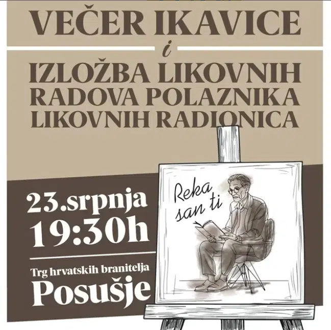Večer ikavice i izložba likovnih radova u srcu Posušja