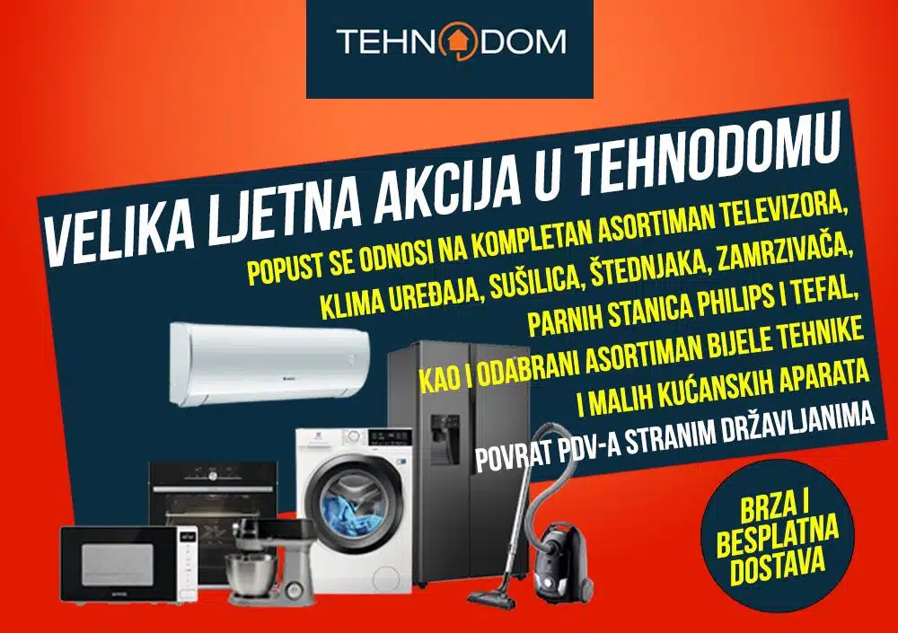U Tehnodomu Grude u tijeku je VELIKA LJETNA akcijska ponuda koja se ne propušta